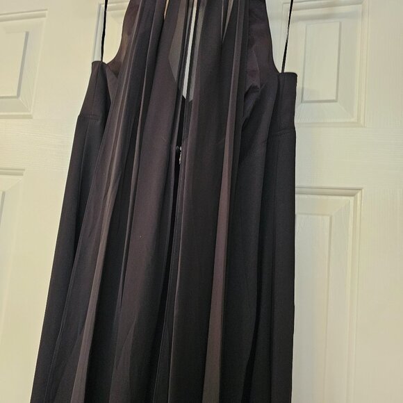 Rossini Halter Jumpsuit with Chiffon - Picture 9 of 11